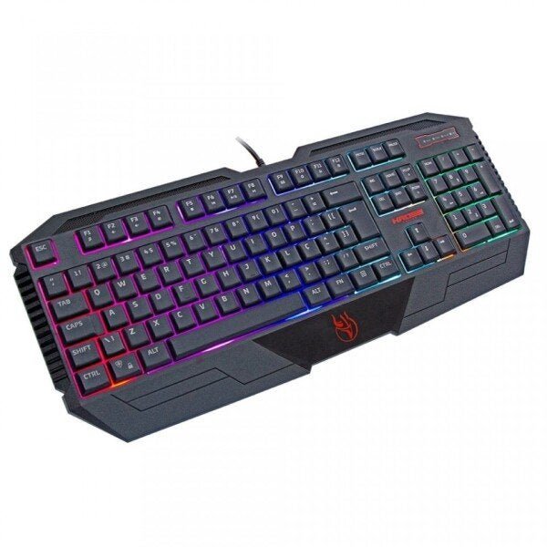 Teclado com Fio Gamer Kross Lightning USB Membrana Led Preto KE-KG100 - 4