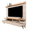 Rack com Painel 1.80 P/tv Ate 72 Polegadas Off White Nature Vivare Wood - 2