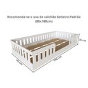 Ver imagem 3 de Cama Infantil Montessoriana Solteiro Sol Ii Branco