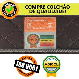 Colchão Super King 100% Espuma Dupla Face Antialérgico 193x203x22cm BF Colchões - 7