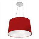 Ver imagem 1 de Lustre Pendente Cone Md-4153 30/45x40cm Bivolt Bordo