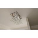 Ver imagem 3 de Plafon de Cristal Legitimo Sala Estar Jantar Quarto Hall