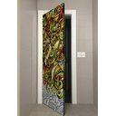 Ver imagem 3 de Adesivo Para Porta Cozinha Abstrato- 83X210Cm