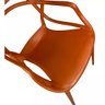 Kit 3 Cadeiras Allegra em Pp para Área Externa e Sala de Jantar ou Estar Cor Terracota Ecomhome - 6