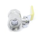 Ver imagem 4 de Kit com 5 Registro Esfera Alavanca 3/4 Liga Zinco Tradestar