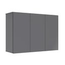 Ver imagem 1 de Armário Suspenso Lavanderia Cozinha Milão 3 Portas:cinza
