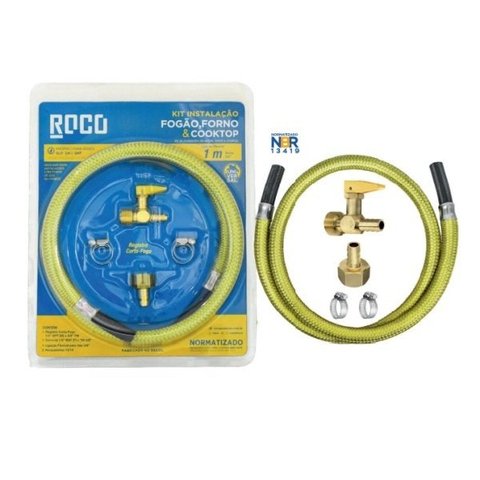 ROCO KIT INSTALAÇÃO DE FOGAO/COOKTOP 1,25M