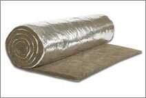 Manta Lã de Rocha Aluminizado Rockfibras Dens. 32kgs/m3 10.000 X 1200 X 25mm - 12m2