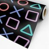 Papel De Parede Adesivo Botões Playstation Gamer 10,0m - 2