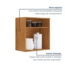 Ver mais imagens de Armário Aéreo Lorena 60cm 2 Portas MDF-MDP Off White Kaiki Móveis