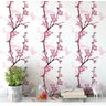 Papel De Parede Floral Fundo Branco Detalhes Em Rosa 10,0m - 1