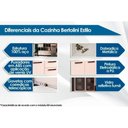 Ver imagem 2 de Cozinha Compacta Estilo 2 Peças (1 Armário + 1 Balcão) C2p09 Cinza/grafite - Bertolini