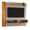 Painel Agrado para Tv até 65" Jcm Movelaria - Off/cinamomo - 2