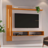 Painel Agrado para Tv até 65" Jcm Movelaria - Off/cinamomo - 1