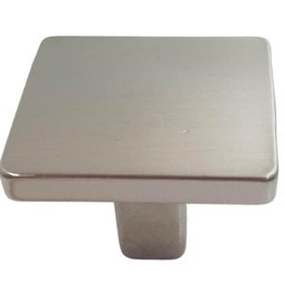 Kit 3 Puxadores Aspen 188 Ponto Quadrado Niquel Escovado para Móveis Armários e Gavetas - 3 Kit 3 Puxadores Aspen 188 Ponto Quadrado Niquel Escovado para Móveis Armários e Gavetas - 3