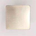 Ver imagem 2 de Kit 3 Puxadores Aspen 188 Ponto Quadrado Niquel Escovado para Móveis Armários e Gavetas