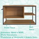 Ver imagem 6 de Gabinete Suspenso para Cuba Banheiro 1 Pt Basc P1007 Preto Mell Pp Preto Mell