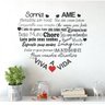 Adesivo Decorativo De Parede Frase Sorria Viva Ame A Vida - 1