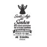 Adesivo Decorativo De Parede Oração Santo Anjo Do Senhor - 2