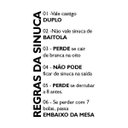 Ver imagem 1 de Adesivo Decorativo De Parede Regras Da Sinuca Para Bar - 1m