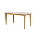 Ver imagem 3 de Mesa de Jantar 6 Lugares Madeira Maciça Siera Marrom Cerejeira/Nevaska