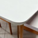 Ver imagem 7 de Mesa de Jantar 6 Lugares Madeira Maciça Siera Marrom Cerejeira/Nevaska