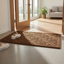 Ver imagem 6 de Capacho Tapete Arabesco Porta Entrada Pvc Antiderrapante Marrom