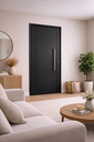 Ver imagem 1 de Porta Lambril Preto com Puxador 210x100 Lado Esquerdo