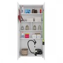 Ver imagem 3 de Armário Alto Multiuso 2 Portas 4 Prateleiras Roma Art in Móveis