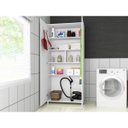 Ver imagem 5 de Armário Alto Multiuso 2 Portas 4 Prateleiras Roma Art in Móveis