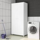 Ver imagem 1 de Armário Alto Multiuso 2 Portas 4 Prateleiras Roma Art in Móveis