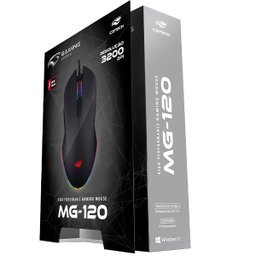 Mouse Gamer USB MG-120BK Preto C3 TECH - 1