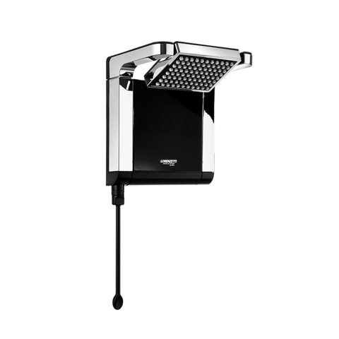 Chuveiro 127v Lorenzetti Acqua Star Ultra Preto - Cromado