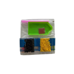 Kit Pintura Diamante Diy 5d Infantil com Moldura Porta Retrato Fúcsia Escuro - 3