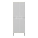 Ver imagem 2 de Paneleiro com 4 Portas Paris Multimóveis Mp2185 Rustic/branco