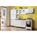 Ver imagem 5 de Armário Aéreo p/ Cozinha Múltipla 6010 3 Portas c/Vidro 105cm Branco - Bertolini