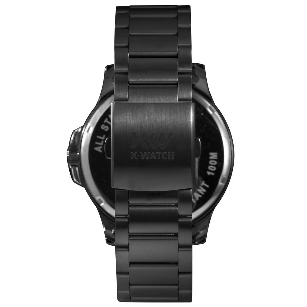 Relógio X-Watch Masculino Ref: Xmns1009 P1px Esportivo Black Xmns1009-P1px - 3