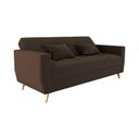 Ver imagem 3 de Sofá Cama Casal Premium 3 Lugares com Baú 2,08 Larg Pamela Matrix