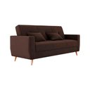 Ver imagem 2 de Sofá Cama Casal Premium 3 Lugares com Baú 2,08 Larg Pamela Matrix