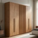 Ver imagem 1 de Guarda-Roupa Casal 100% MDF com 6 Portas e 4 Gavetas 220cm Multimóveis CR35524 Madeirado