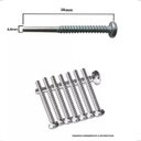 Ver imagem 6 de Kit Caixa c/ 500 Parafusos 4,8x38 Phillips Ponta Piloto Cabeça Panela p/ Esquadria - New Fix