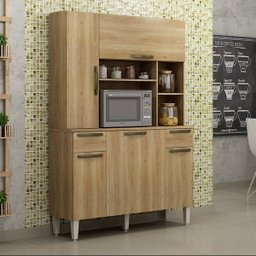 Armário De Cozinha Safira Plus Sallêto - Carvalho - 1