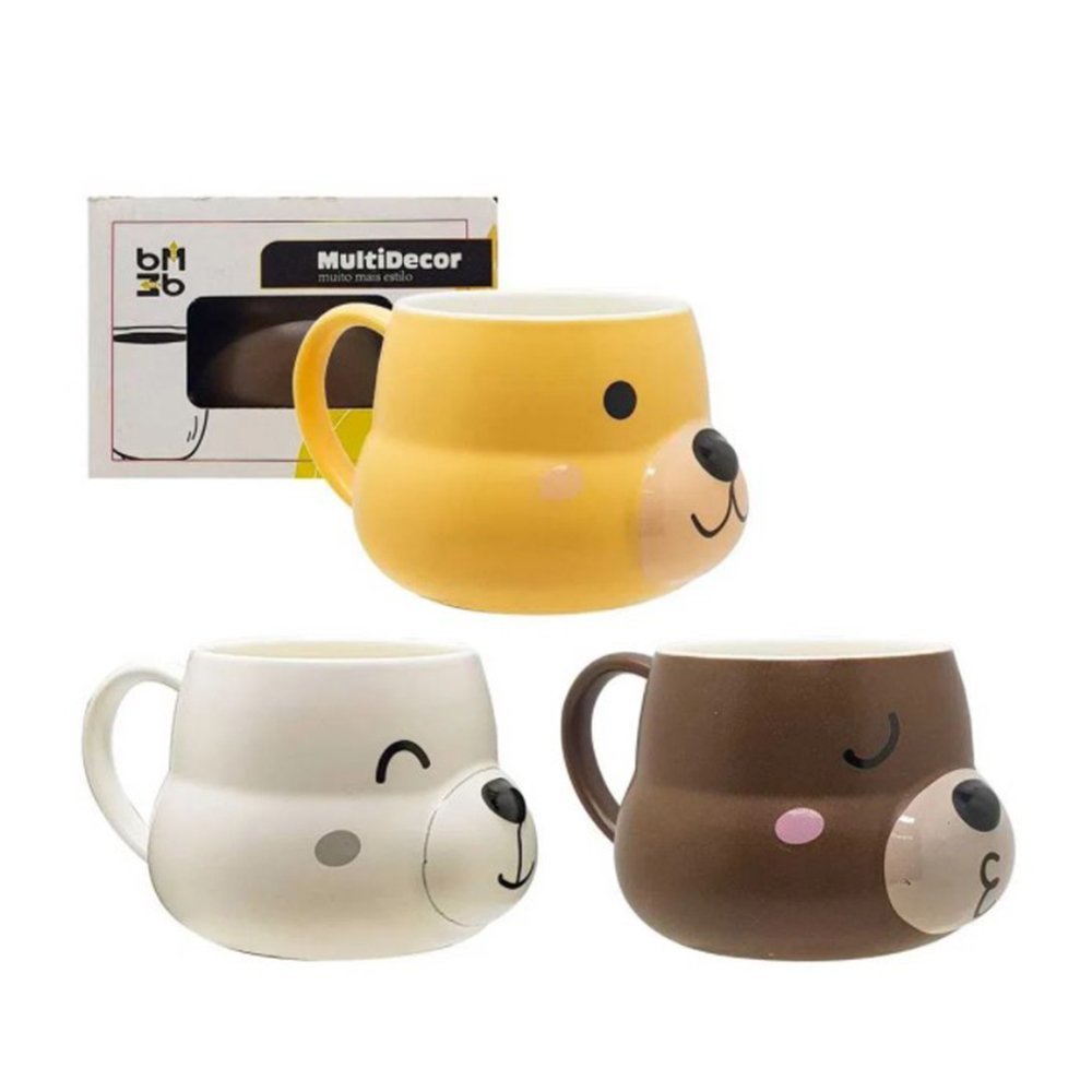 Caneca Cachorrinho 450ml - Amarelo