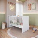 Ver imagem 1 de Berço Infantil em MDP 91,5x133,5cm Plasbaby Branco