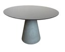 Ver imagem 1 de Mesa de Jantar Cone Concreto 160cm Tampo Laqueada - Preto