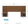 Conjunto Quarto Completo Veneza Jatoba Grafite - 7