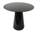 Ver imagem 1 de Mesa Lateral Cone Redonda 41 cm Laqueada - Preto
