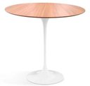Ver imagem 1 de Mesa Lateral Tulipa Saarinen Redonda 51 cm Tampo Freijó - Branco