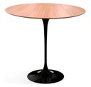 Ver imagem 1 de Mesa Lateral Tulipa Saarinen Redonda 51 cm Tampo Freijó - Preto