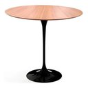Ver imagem 1 de Mesa Lateral Tulipa Saarinen Redonda 51 cm Tampo Freijó - Preto